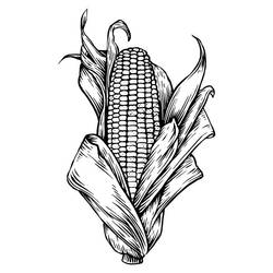 Drawtober 2023: Hand-drawned Corn