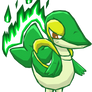 Snivy-Sonic Battle Style