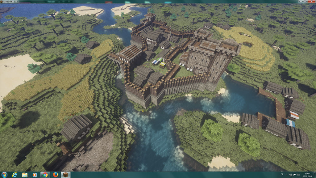 Minecraft Island Fortress Interior! 