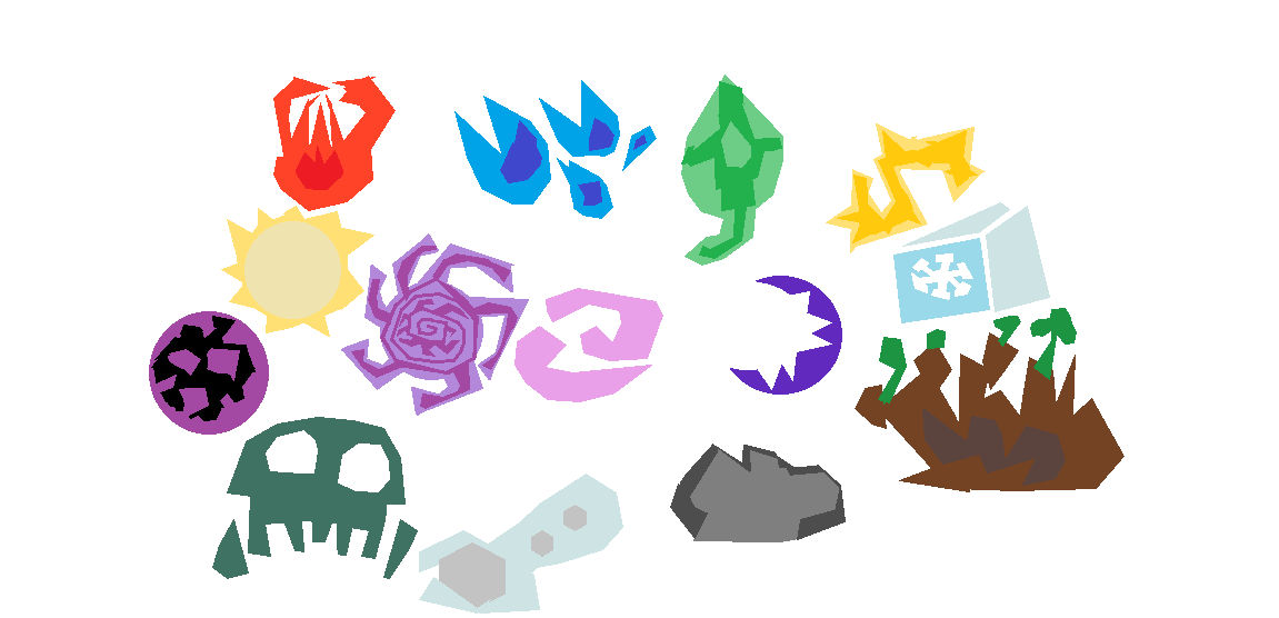 Elementasl Types Elements Types by ppinok on DeviantArt