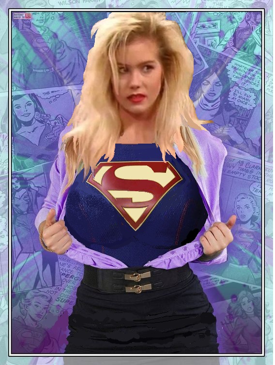 Kelly Bundy as Supergirl by CollinsportGS on DeviantArt