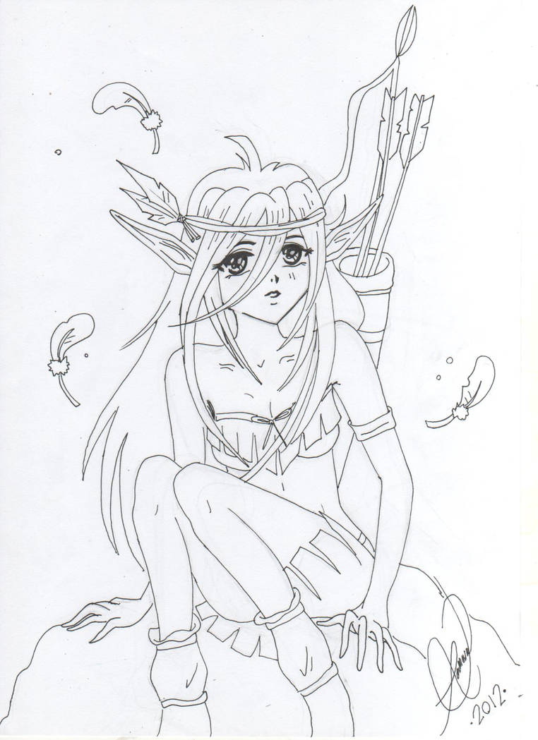 Elf anime by tamy777 on DeviantArt