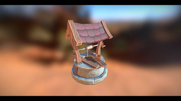 Fantasy RPG Stone Well (Blender)