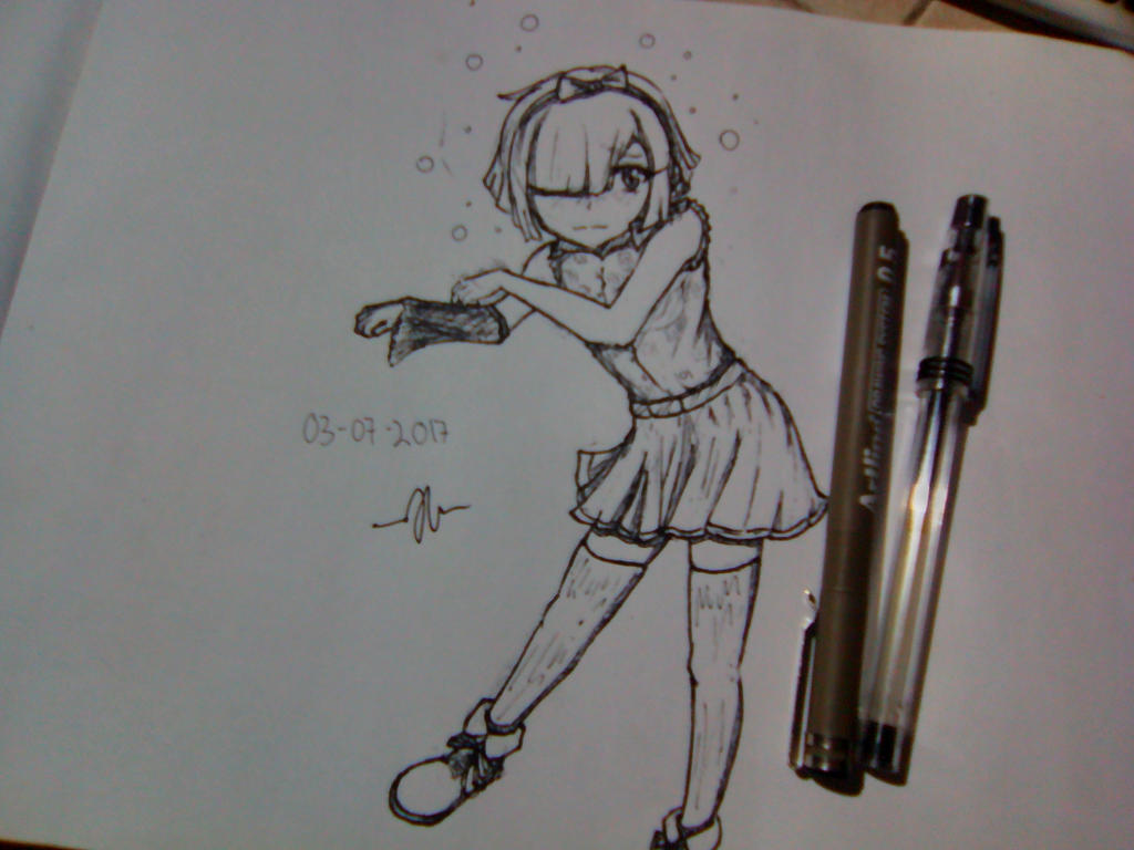 Cat pose(forced) :p by neCu08 on DeviantArt