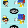 Super Rubik Cube Man