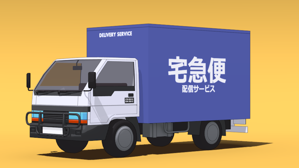 anime style truck