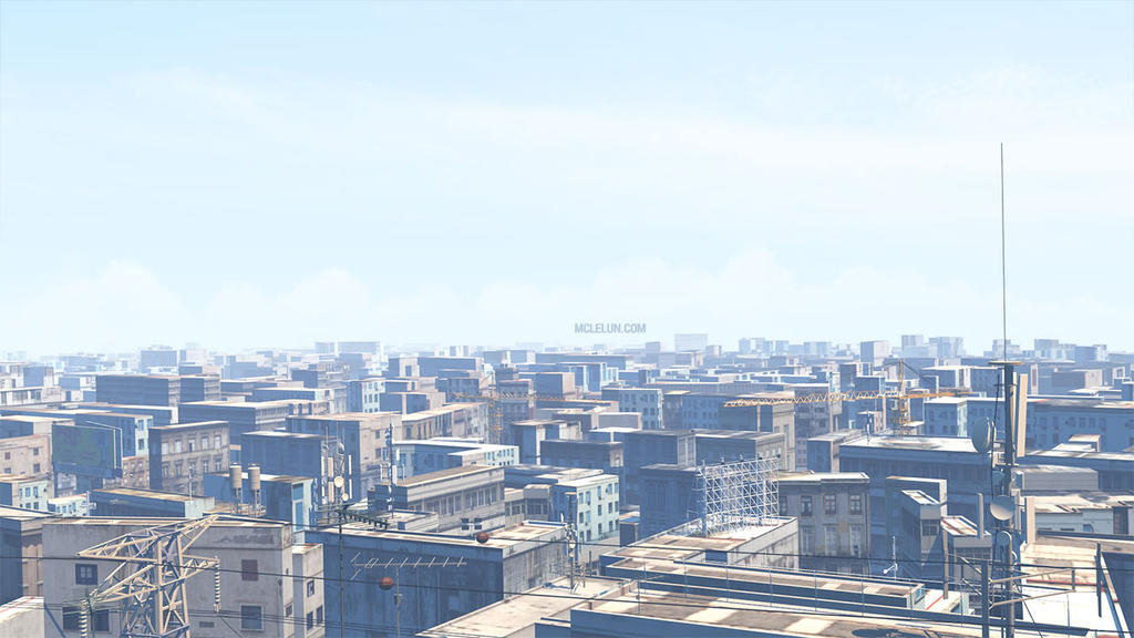 Blender3D Cityscape