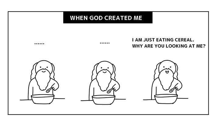 when god created you