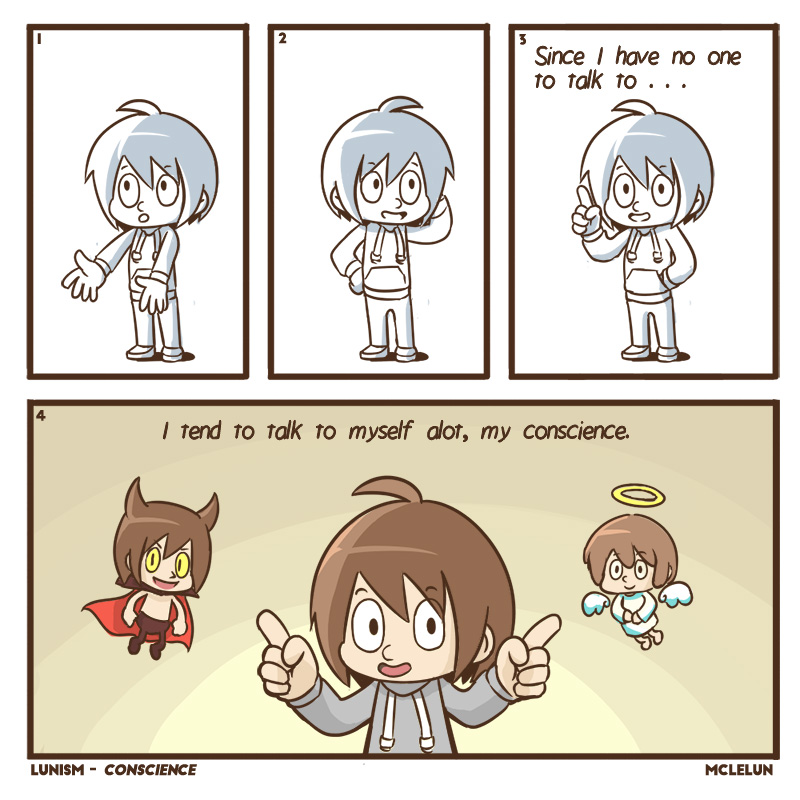 Conscience by mclelun on DeviantArt