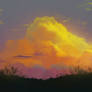 Warm Sunset Cloud