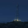 Radio Tower Night