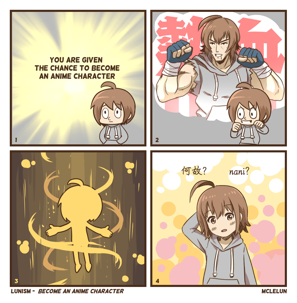 You are given chance to become an anime character by mclelun on DeviantArt You are given chance to become an anime character by mclelun on DeviantArt
