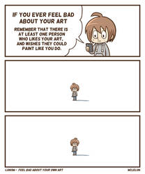 if you ever feel bad about your art