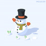 Blender3d Snowman