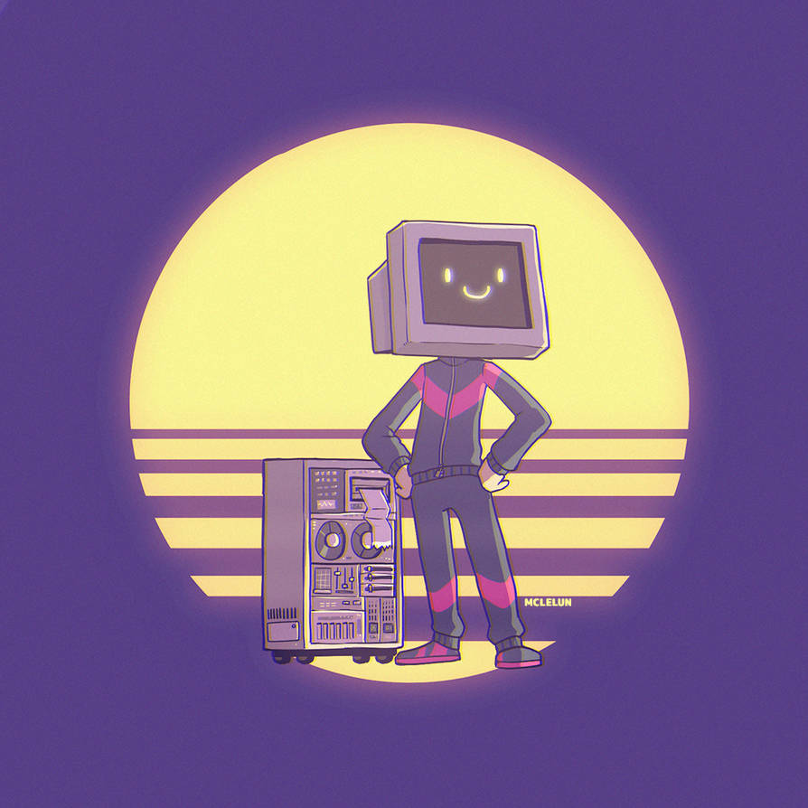 80s computer man by mclelun on DeviantArt