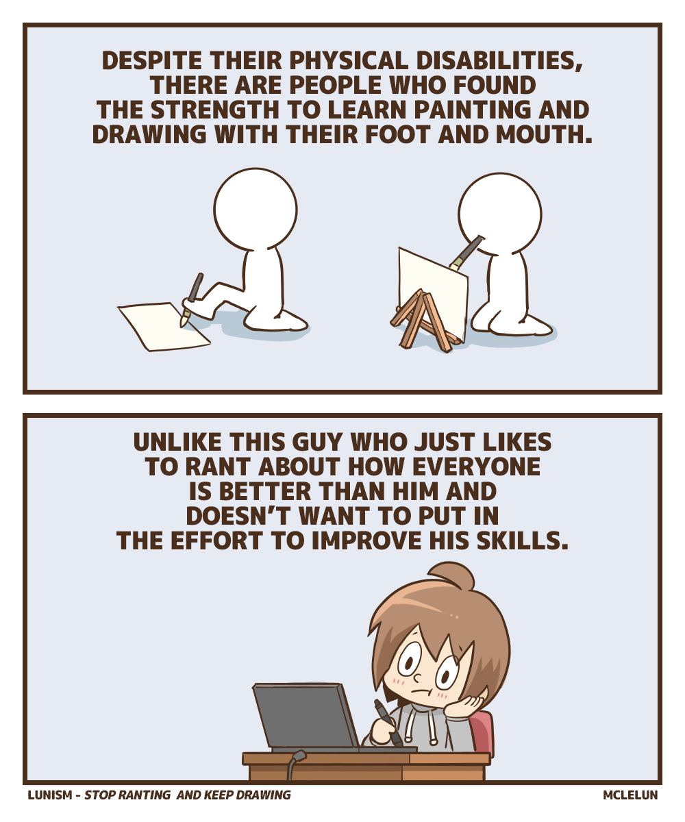 stop ranting and keep drawing by mclelun on DeviantArt