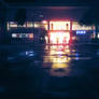 Shop Night Scene