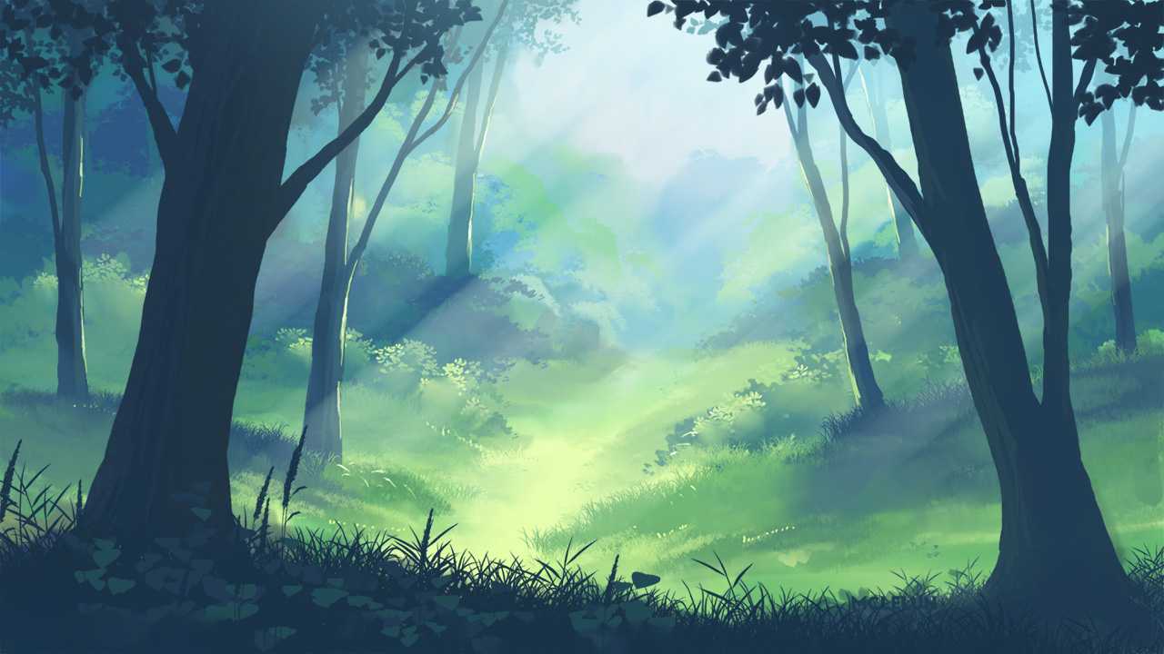 forest quick painting by mclelun on DeviantArt