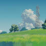 Studio Ghibli Style Background Art using Blender3D