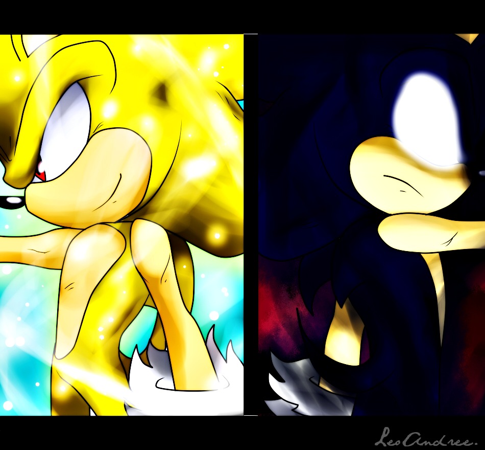 Dark Sonic (Sonic X) by ShadowLifeman on DeviantArt