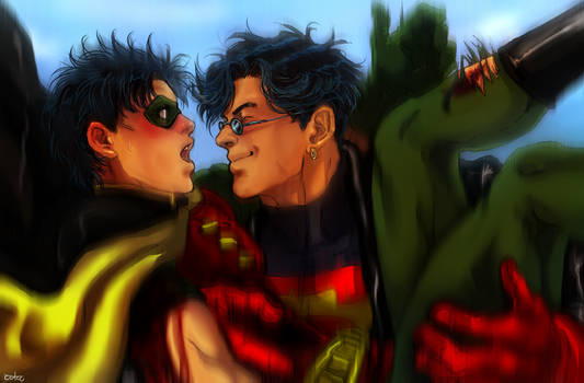 Superboy and Robin