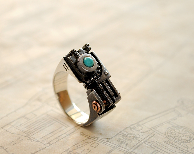 Steampunk ring Ingressundum