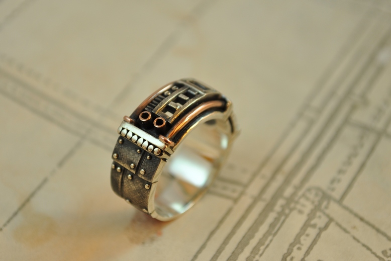 Steampunk Industrial Ring - Sustentorum