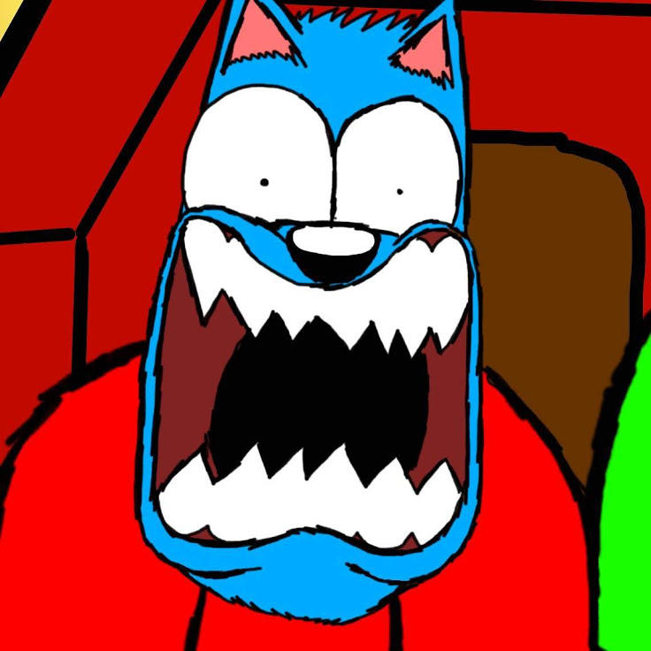 Bruce Scared Deviantart Screaming Bruce (March '19) by Africa2000 on DeviantArt