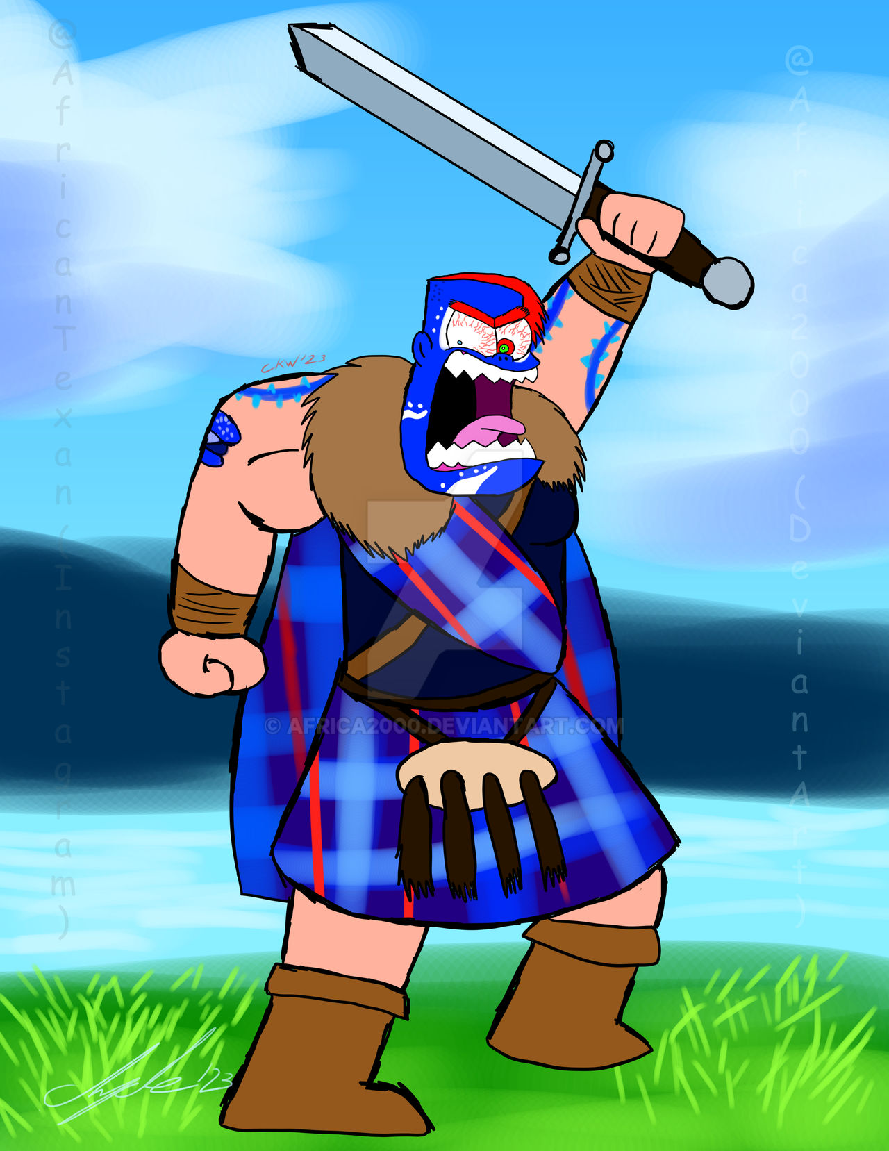 Warrior Rowan (Original) by Africa2000 on DeviantArt