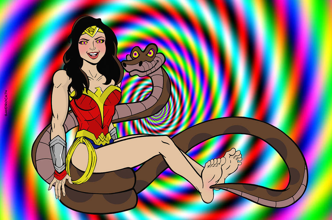 Commission: Wonder Woman (DCEU style) vs Kaa by sandrock74 on DeviantArt 
