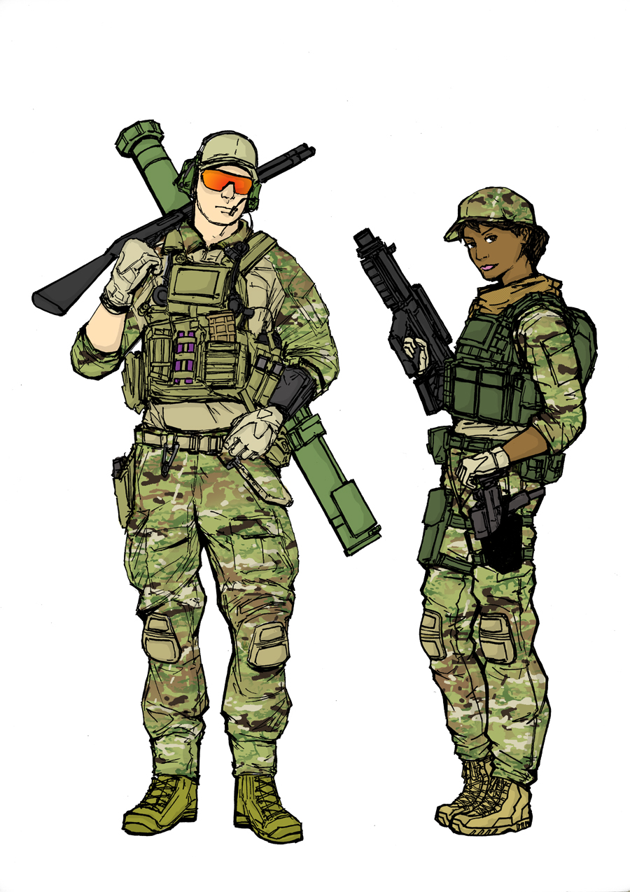 BF4 RU Assault class (color) by TChenArt on DeviantArt