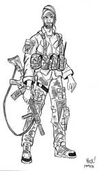 Texas Ranger Scout Illustration