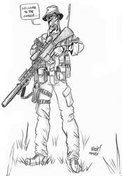 SEAL team Sniper