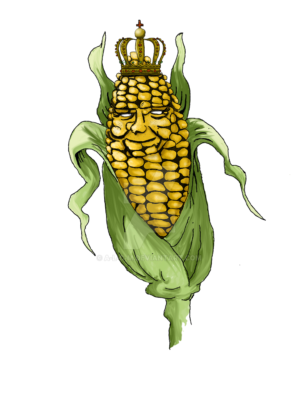 Corn Knight King of the Corn by A-L-C-M on DeviantArt