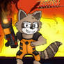 Rocket Raccoon Destruction - Guardians of Galaxy