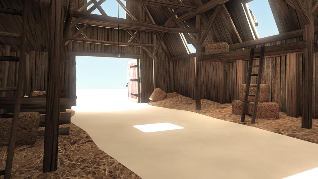 3D Barn Interior