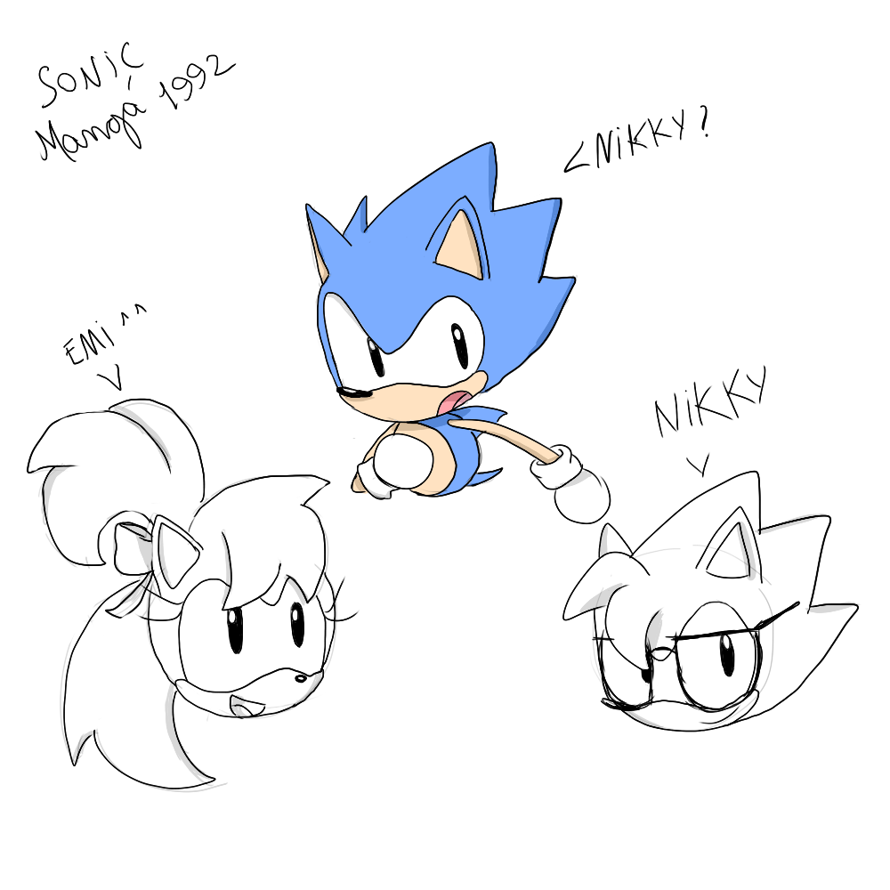 sonic manga 1992 by HunterNinja70 on DeviantArt