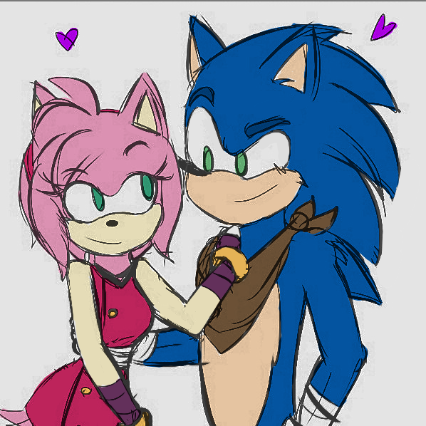 SonAmy Boom (fanart) by NikuuWe on DeviantArt