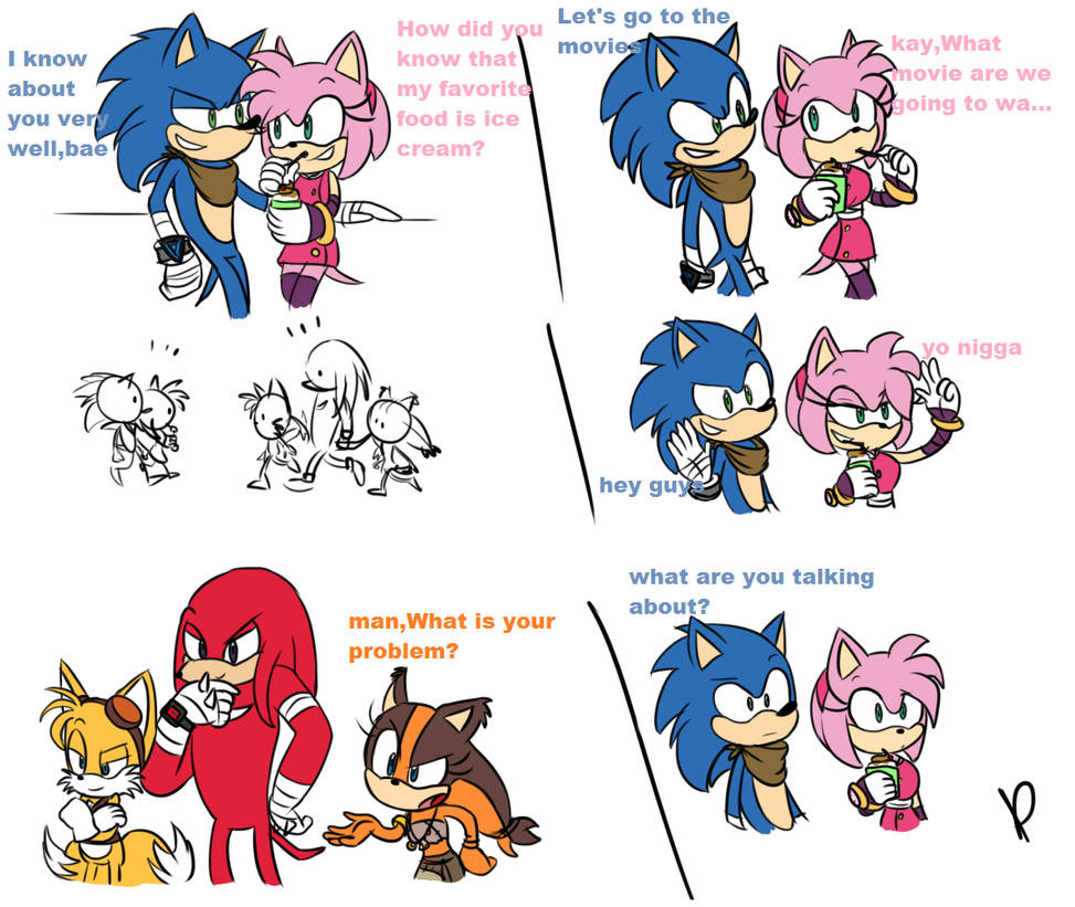 SonAmy Boom comic part1 by HunterNinja70 on DeviantArt