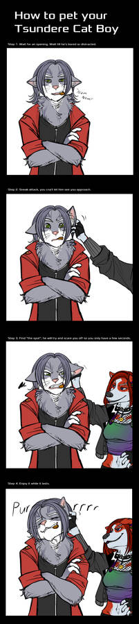 How to pet your Tsundere Cat Boy