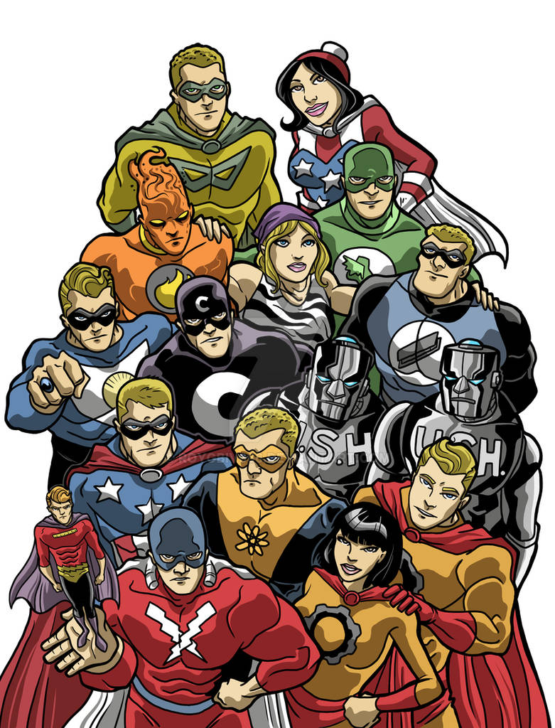 Archie Union of Super Heroes - Lee Gaston by roygbiv666 on DeviantArt