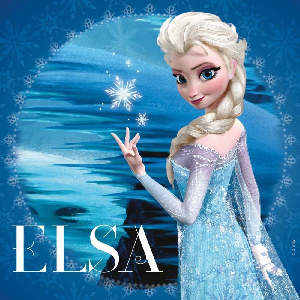 Elsa Behind Frozen - Elsa looks back sq-wallpaper by drawart-k on DeviantArt