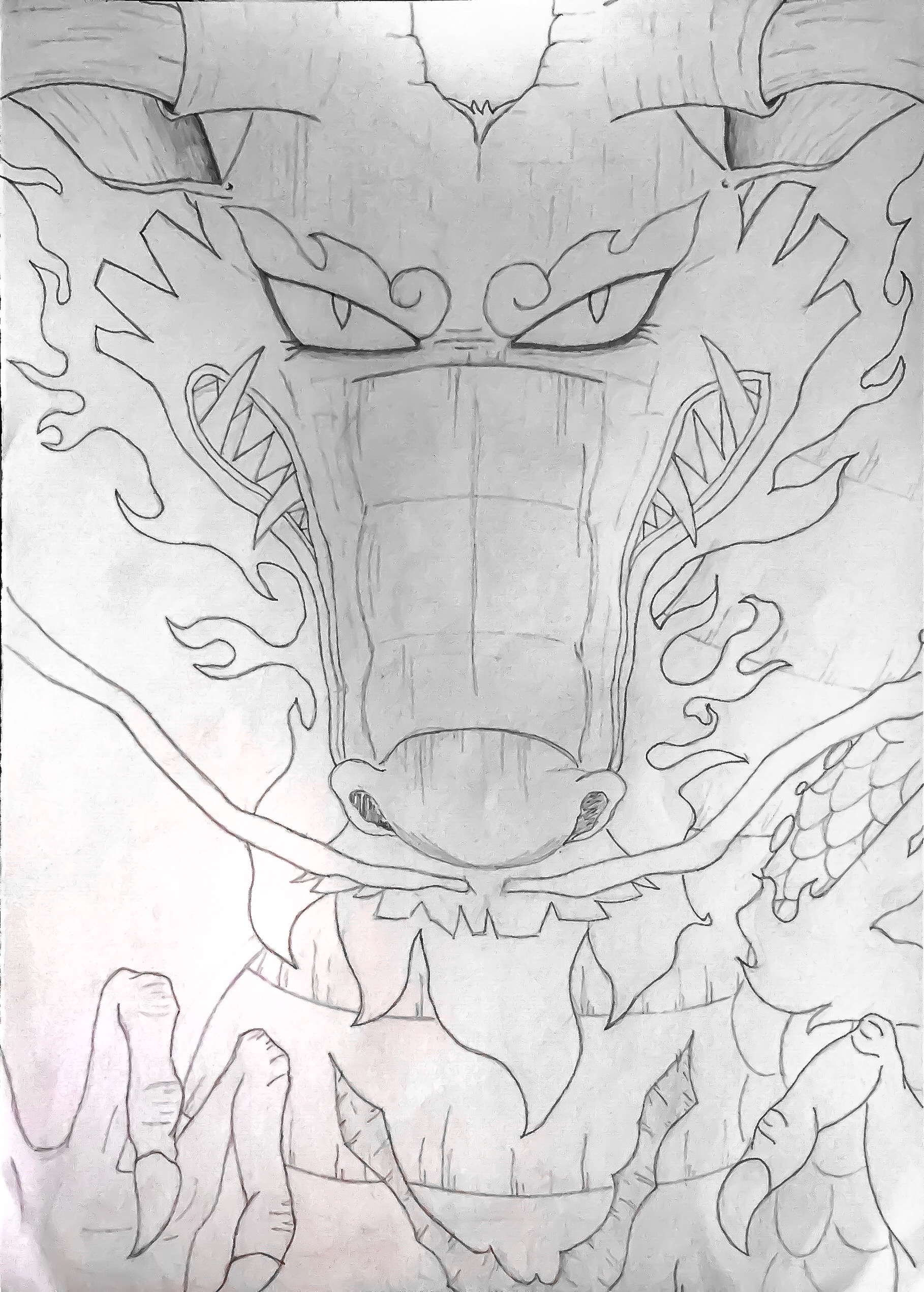 Yonko Kaido Dragon Form By Silverjohsey On Deviantart Yonko Kaido Dragon Form By Silverjohsey On Deviantart