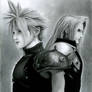 Cloud and Sepiroth from FF VII