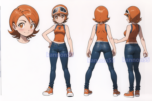 Sora Takenouchi_Model Sheet Concepts