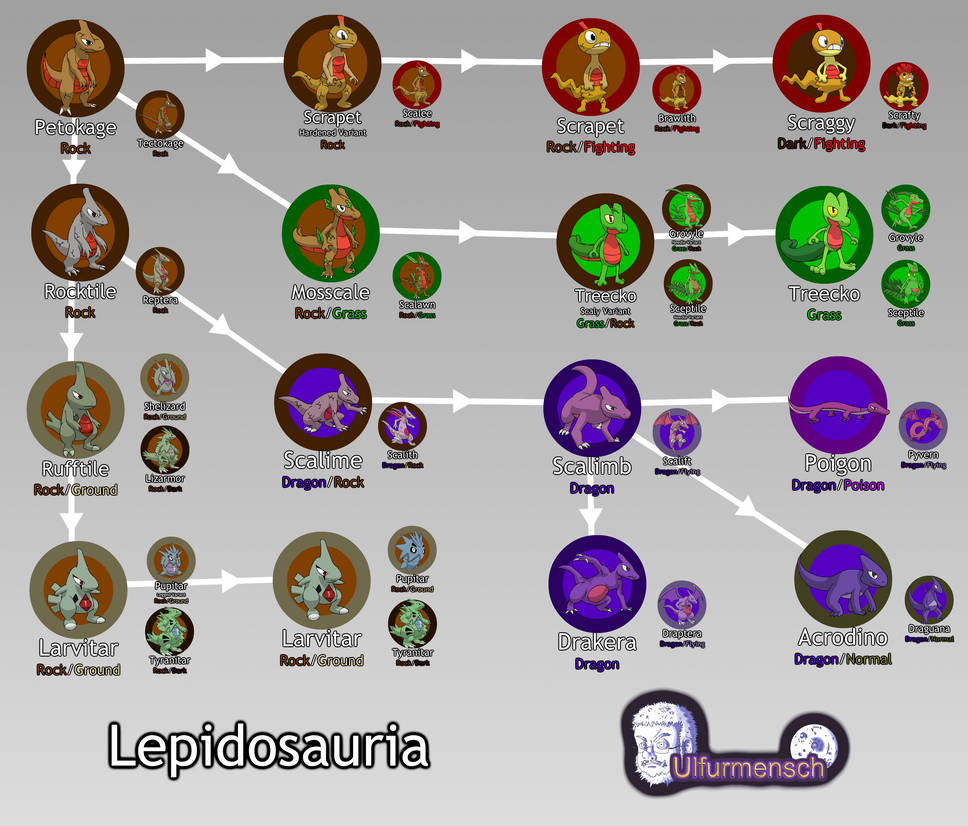 Pokemon Evolving - The Lizards by Skyewars on DeviantArt