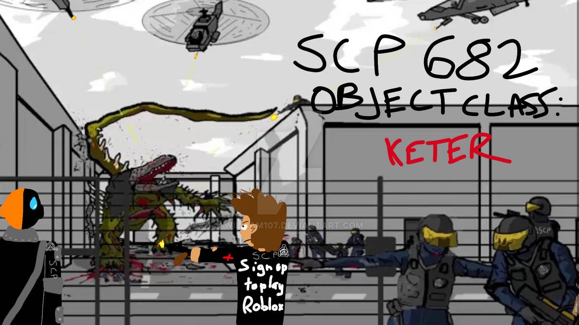 SCP 683 VS SCP 682 by CrusaderPrime on DeviantArt