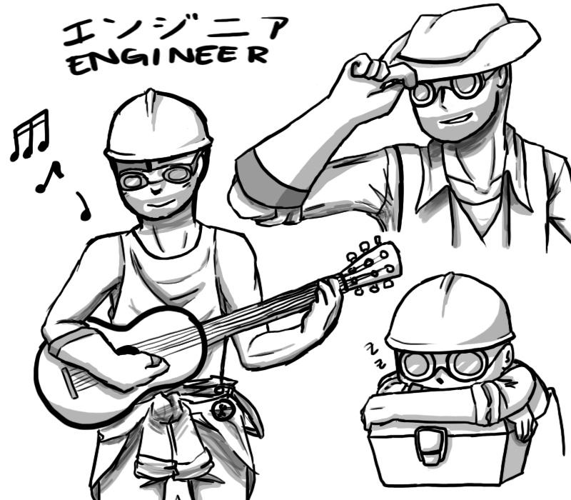 Engineer Doodles by AuroraSpirit on DeviantArt
