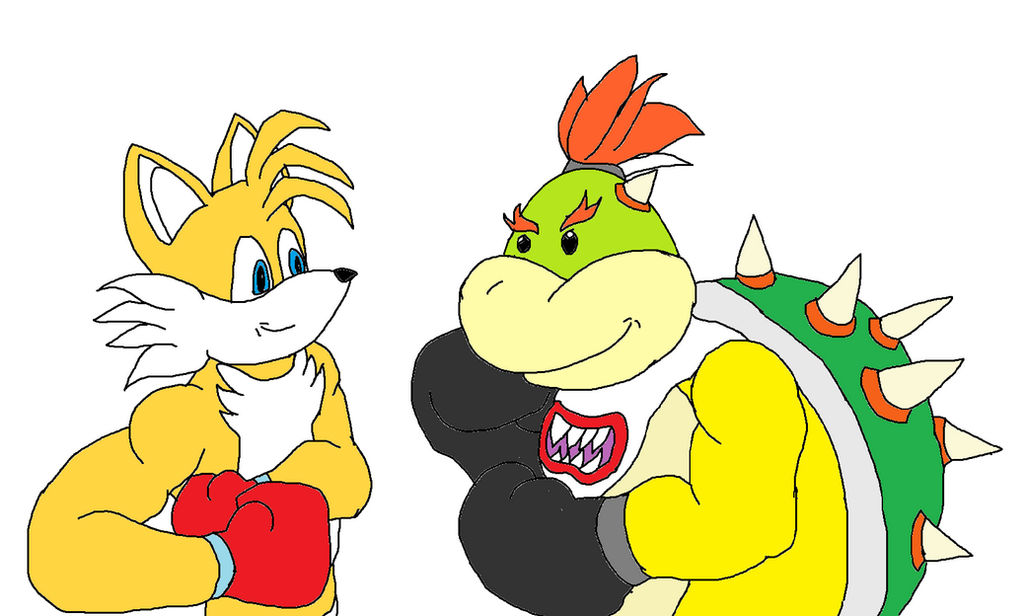 Deviantart Tails Boxing Boxing tails vs Bowser Jr by starfoxfan111 on DeviantArt