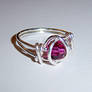 Deep magenta ring